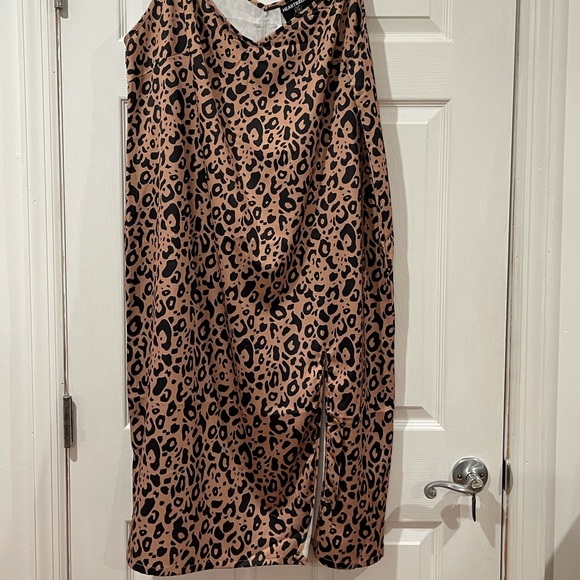 Leopard Print Dress - Picture 1 of 3